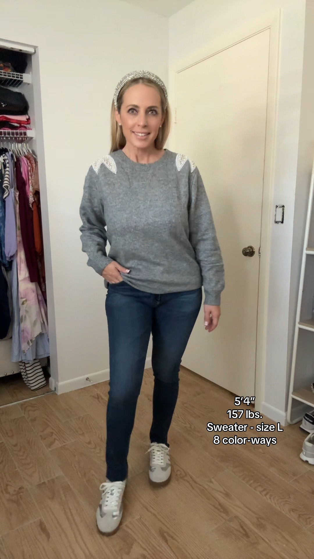 Holiday outfit, wearing L in sweater 

#LTKHoliday #LTKSeasonal #LTKFindsUnder50