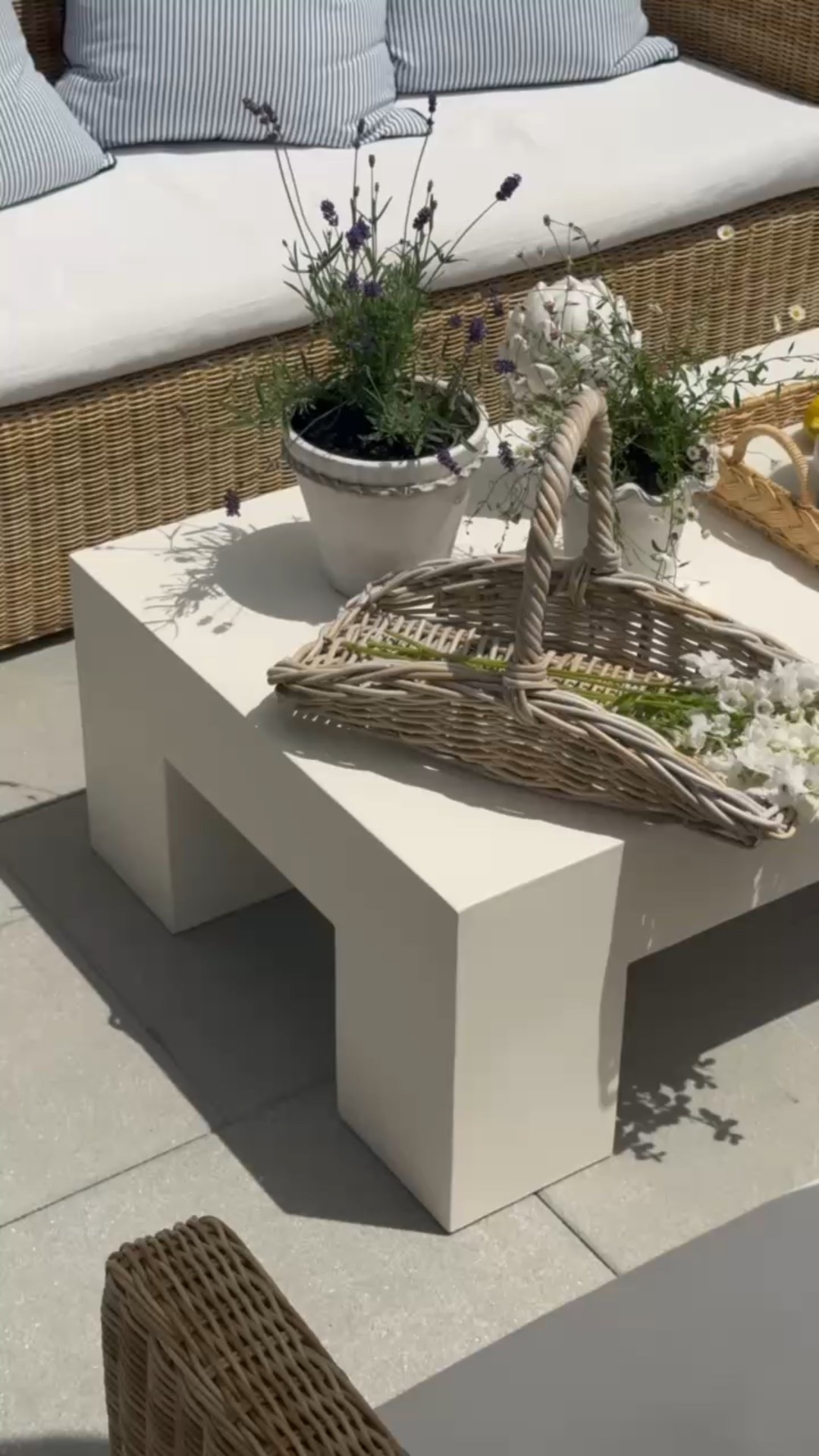 Everyone needs a little basket for their cut garden flowers! Such a sweet detail 🤎

#LTKSummerEdit #LTKSeasonal #LTKHome