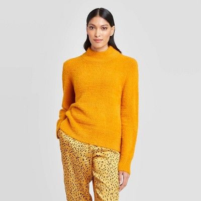 Women's Crewneck Fuzzy Pullover Sweater - Who What Wear™ | Target