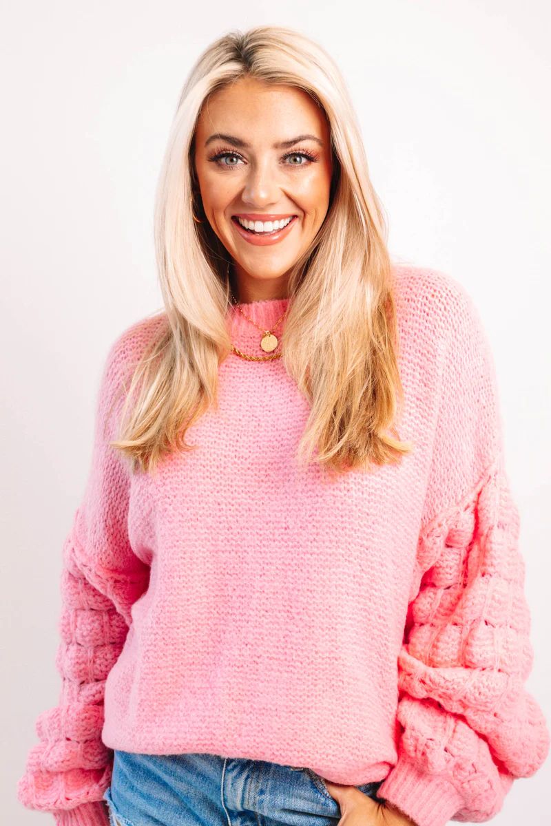 Just Popping By Sweater - Light Pink | The Impeccable Pig