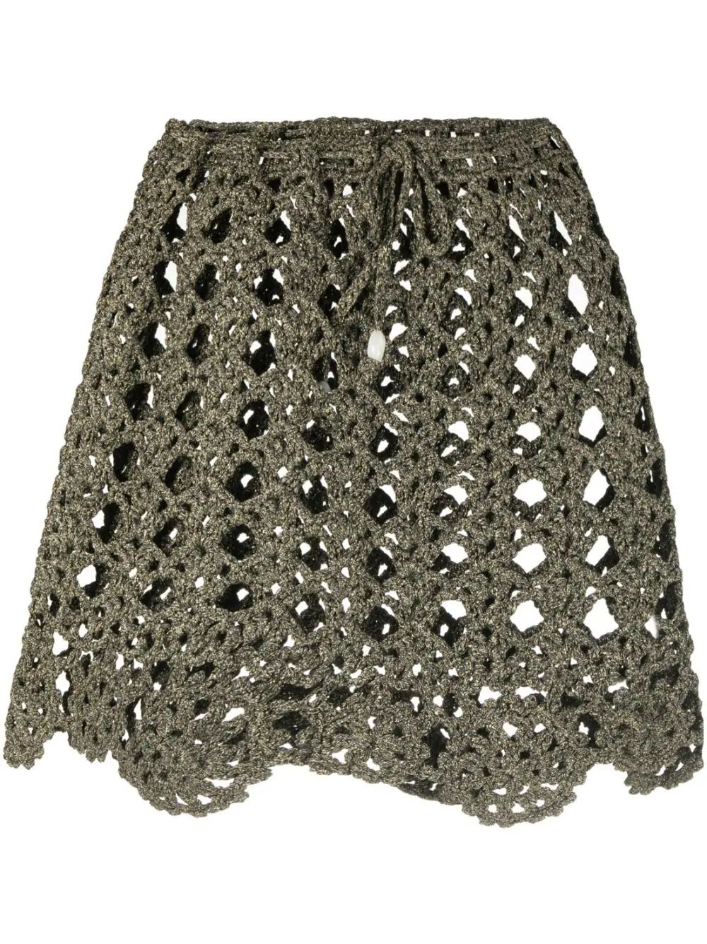 crochet-knit miniskirt | Farfetch Global