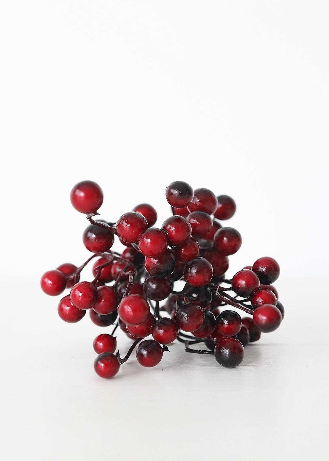 Burgundy Fake Berries Pick - 9 | Afloral (US)