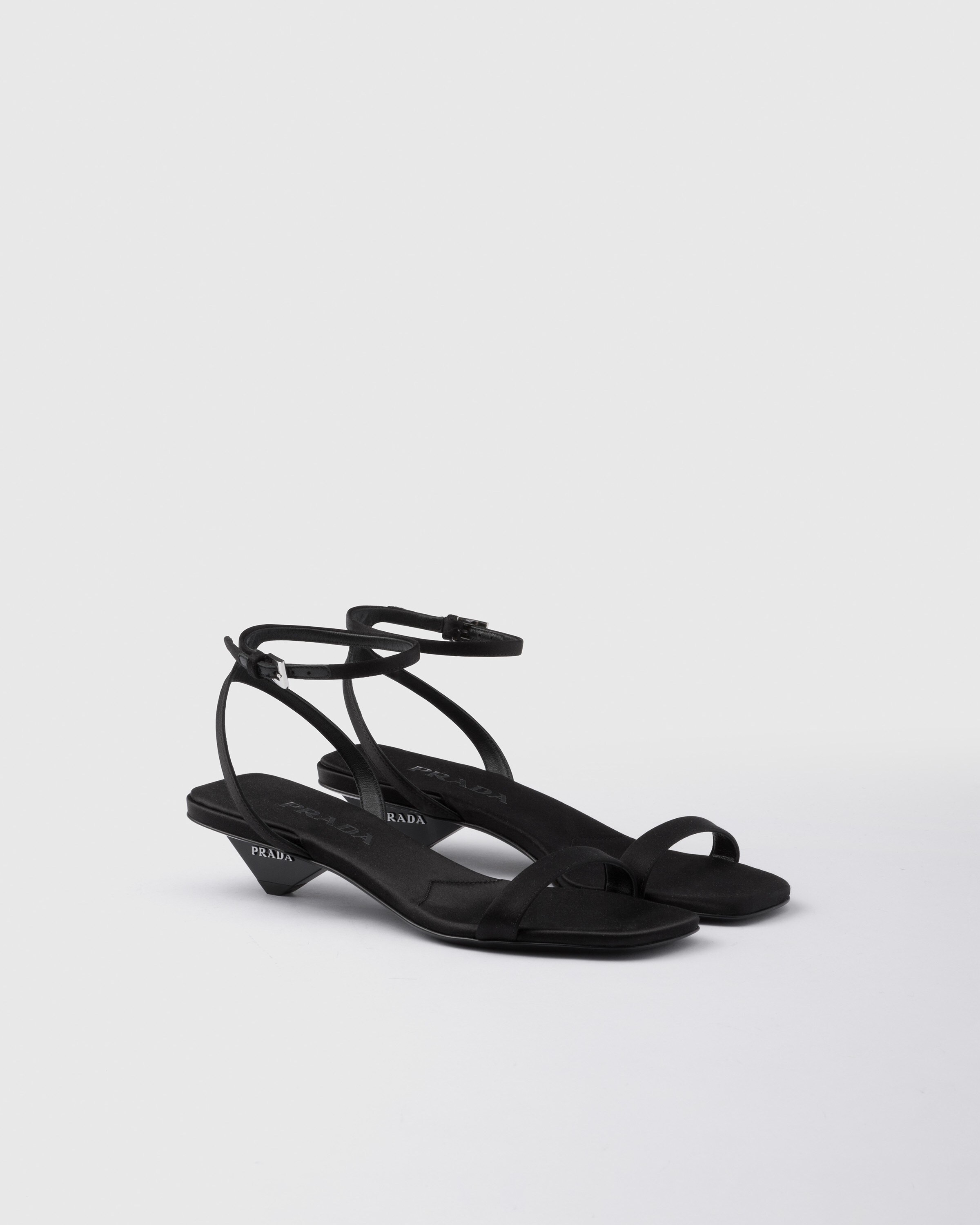 Satin sandals | Prada US