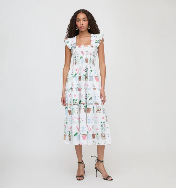 The Ellie Nap Dress - Flower Pots | Hill House Home US