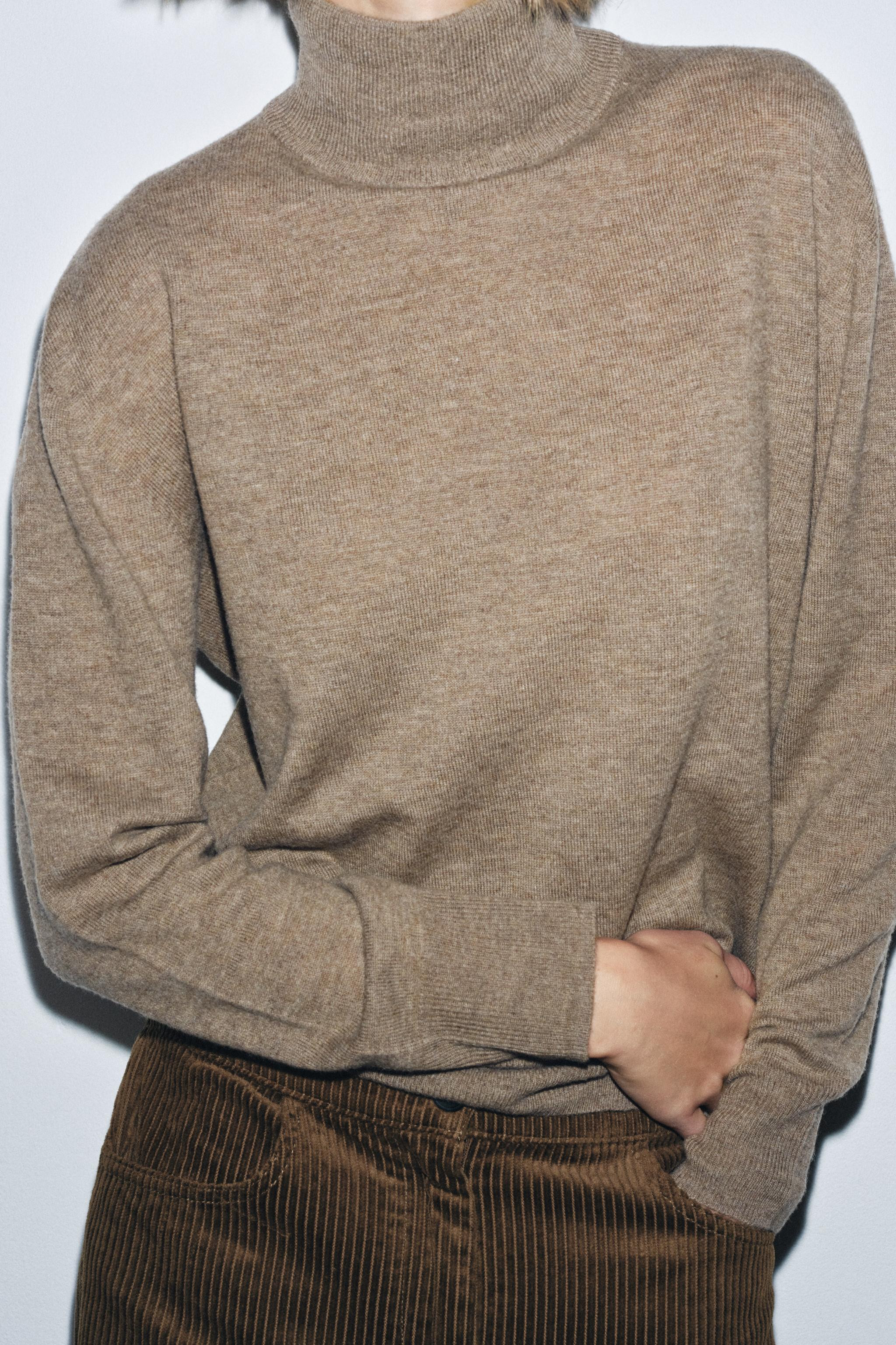 100% EXTRA SOFT WOOL SWEATER | Zara US