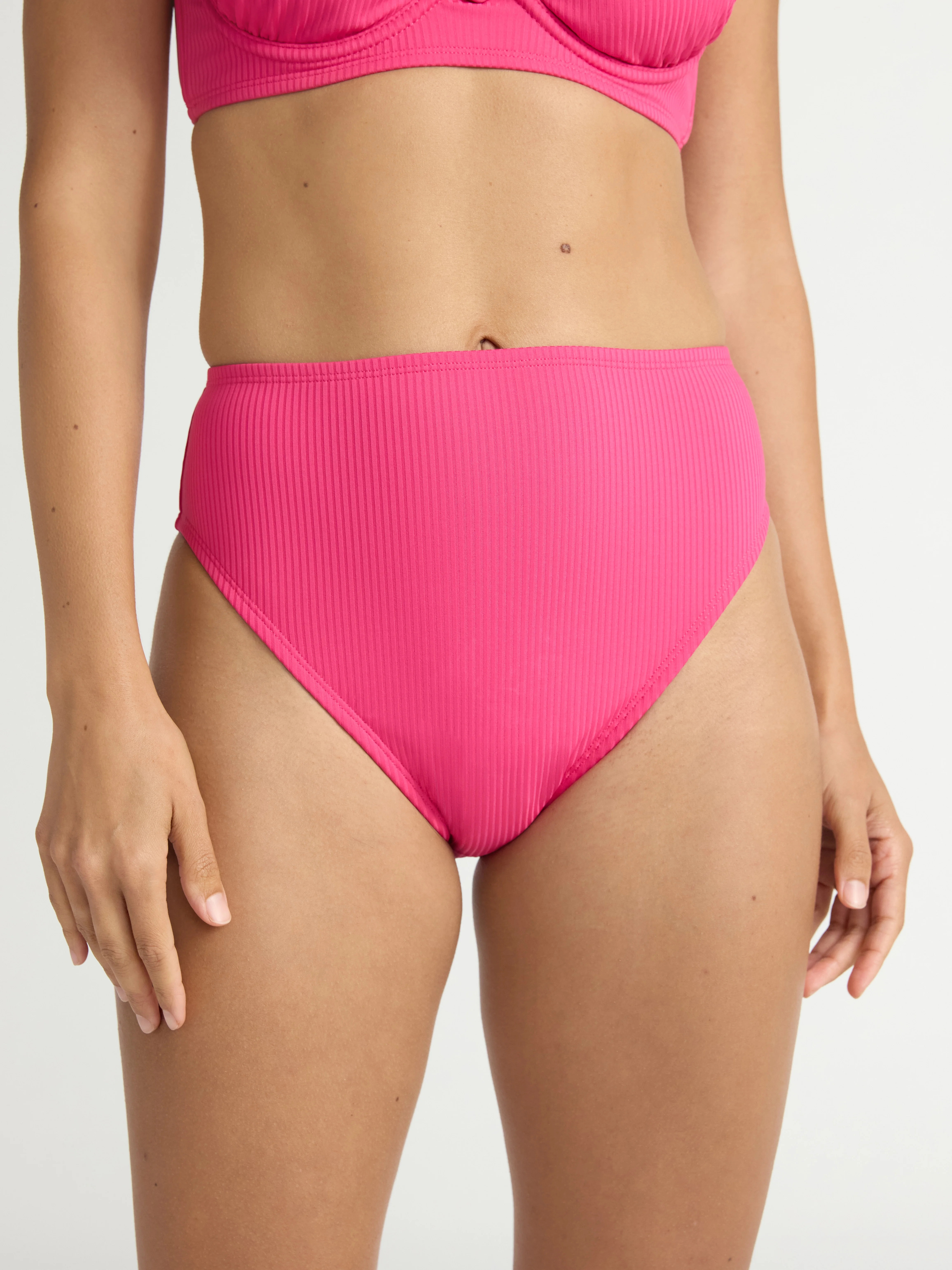 Time and Tru Women’s and Women's Plus Hi Cut High Rise Bikini Bottoms, Sizes XS-2X | Walmart (US)