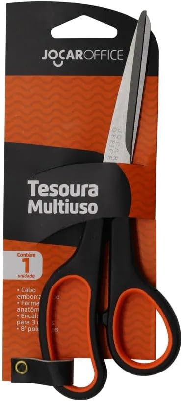 Tesoura Multiuso Aço Inox 8 Polegadas, Leonora, 91014, Transparente | Amazon (BR)