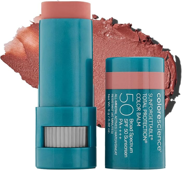 Colorescience Sunforgettable Total Protection Color Balm SPF 50, Mineral, Broad Spectrum, Buildab... | Amazon (US)