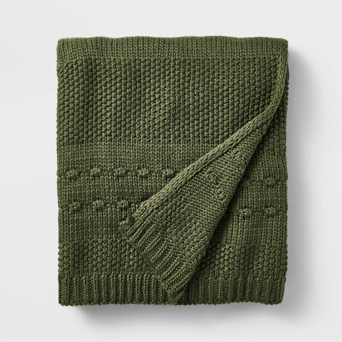 Bobble Striped Knit Throw Blanket - Threshold™ designed with Studio McGee | Target