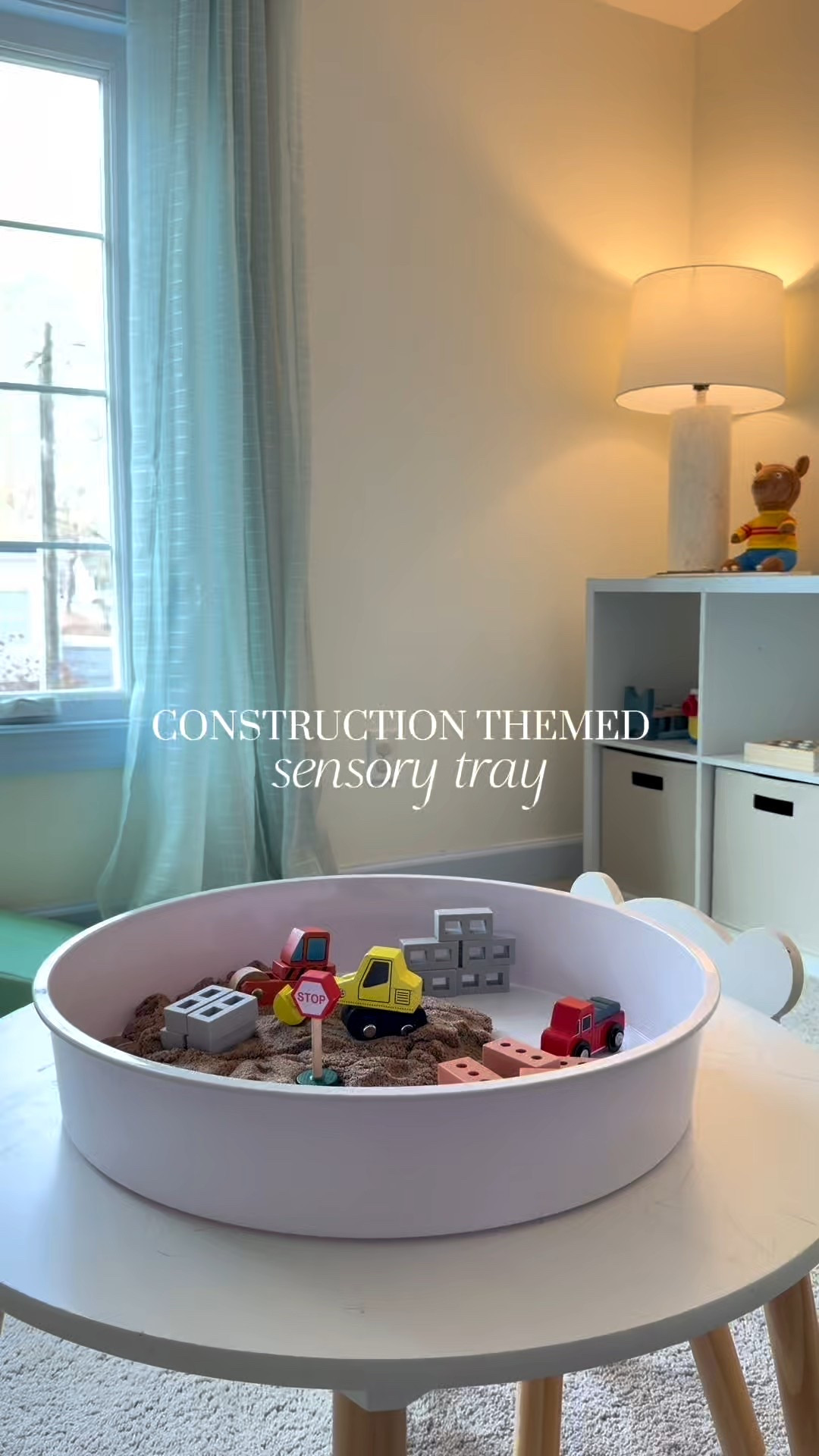 A construction themed sensory tray for my toddler! �crab

#LTKGiftGuide #LTKmomlife #LTKKids