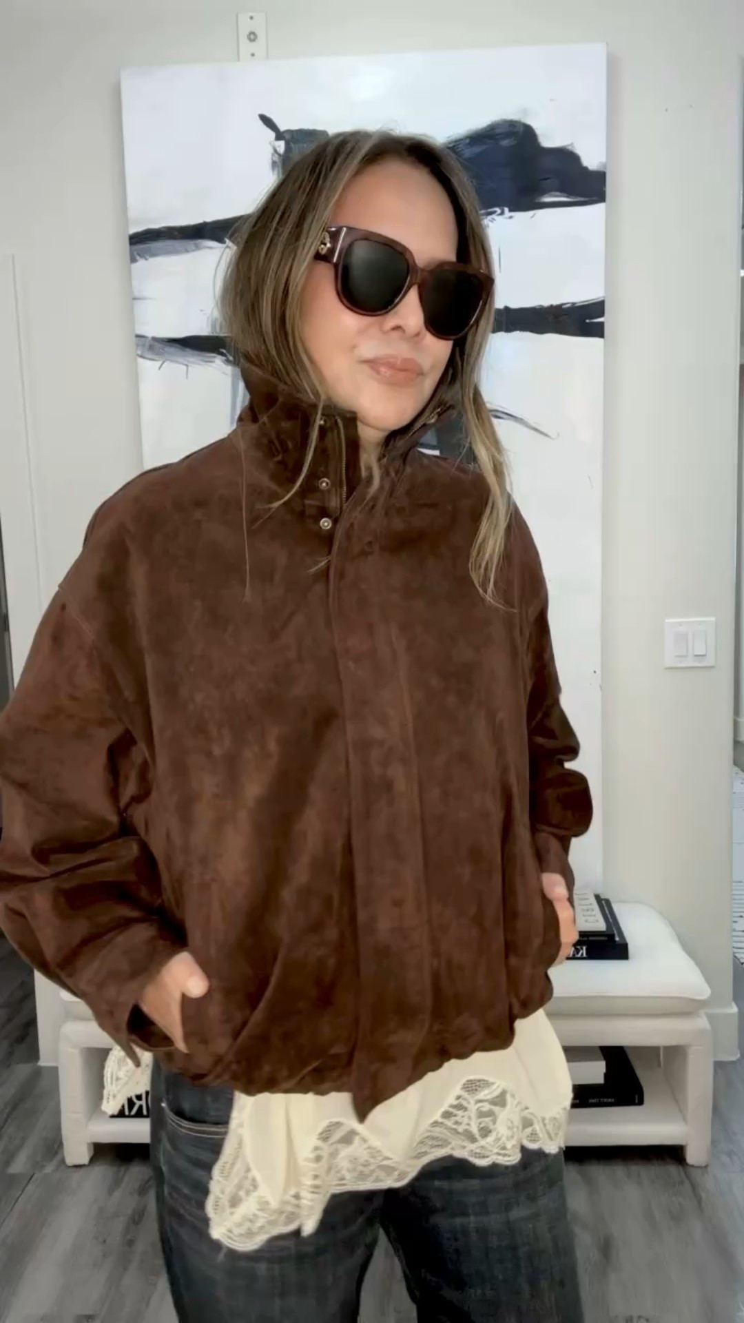 Zara jacket 

#LTKOver40 #LTKSeasonal #LTKStyleTip