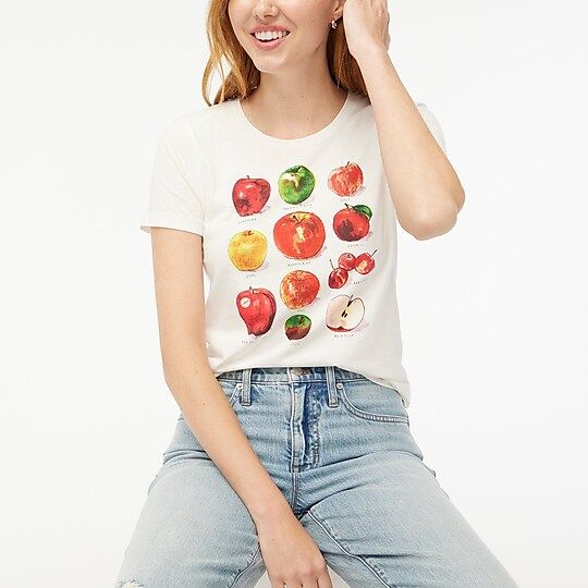 Apple grid graphic tee | J.Crew Factory