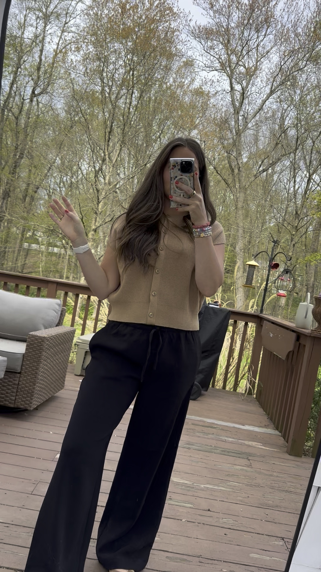 These pants remind me of the Aritzia ones!! They’re sooo good 
Wearing size small in both 

#LTKmomlife #LTKootd #LTKSaleAlert