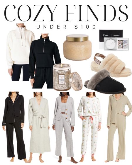 Cozy Nordstrom finds! All under $100! Cyber Monday, gift guide, gift for her, cozy gift, pajamas , pjs, candle, pura, robe, slippers, Ugg

#LTKhome #LTKstyletip #LTKHoliday