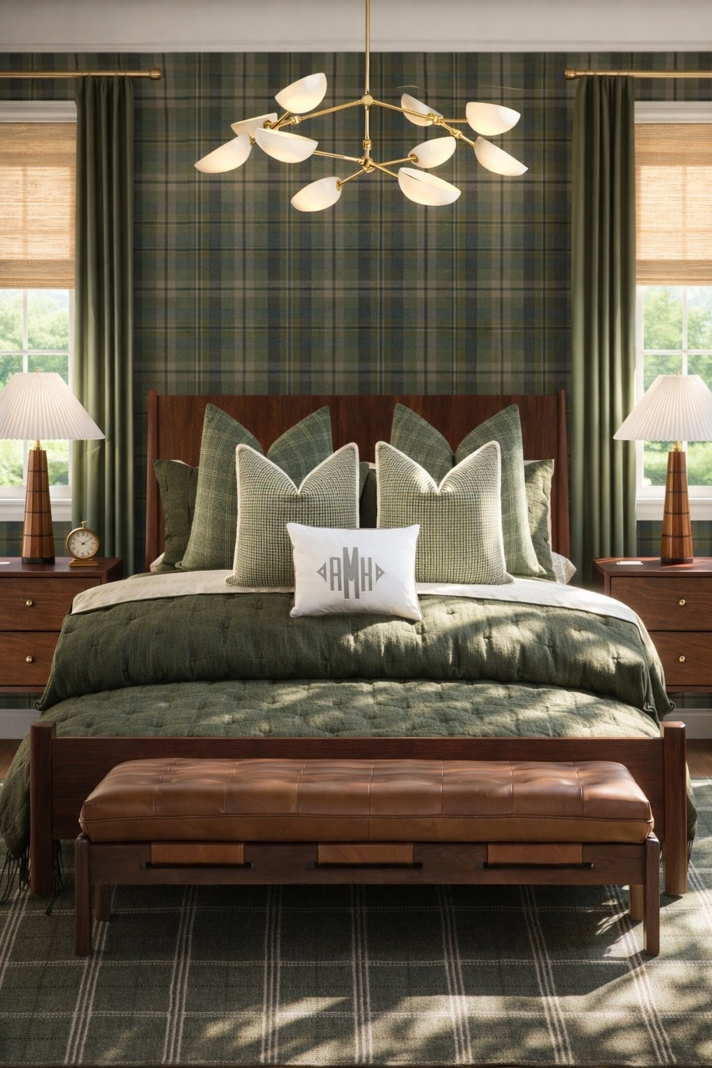 A patterned filled green space 

#homedecor #kids #bedroom #wallpaper 

#LTKHome #LTKSaleAlert #LTKKids