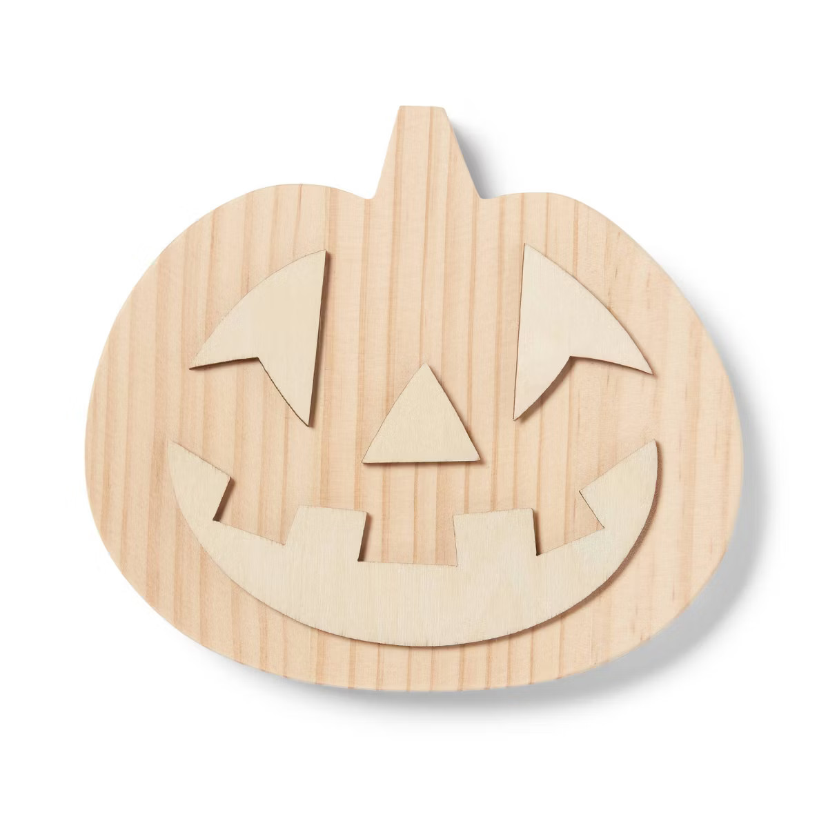 Halloween Craft Jack-O-Lantern Wood Base - Mondo Llama™ | Target