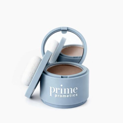 Prime Prometics Instant Coverage Hairline Powder for Mature Women – Covers Grays, Roots & Thinning Areas – Water & Sweat-Resistant – Natural, Fuller-Looking Hairline (Ash Brown) | Amazon (US)