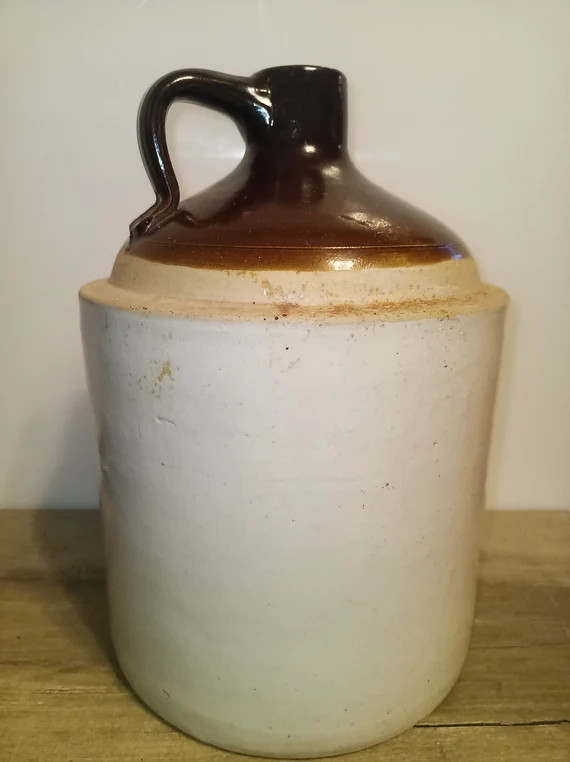 Antique collectable Whiskey Jug UHL pottery | Etsy (US)