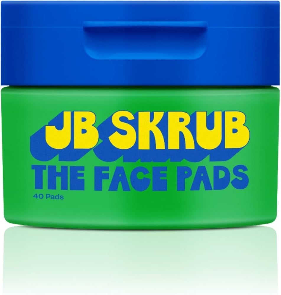 JB SKRUB The Face Pads - Gets Oil Under Control, Gentle Enough for Every Day - Specially Formulat... | Amazon (US)