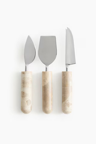 3-piece marble cheese knife set | H&M (UK, MY, IN, SG, PH, TW, HK)