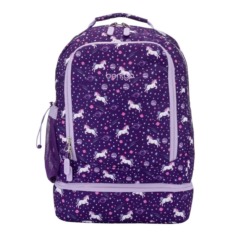 Bentgo® Kids Prints 2-in-1 Backpack & Insulated Lunch Bag - Durable, Lightweight, Colorful Print... | Walmart (US)