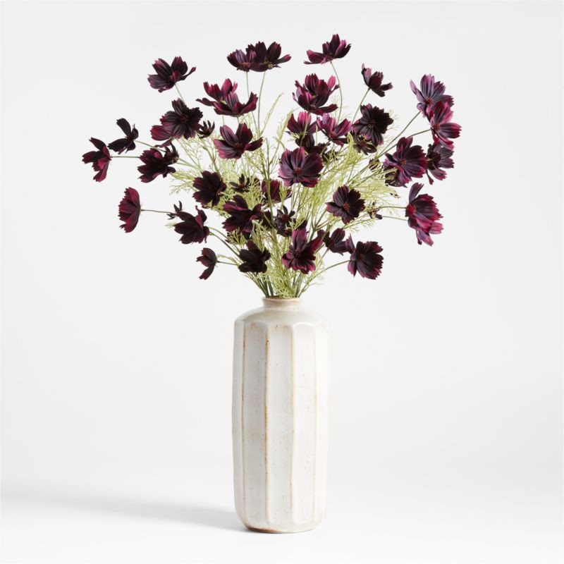 Faux Burgundy Cosmo Stem 35"" by Abigail Ahern | Crate & Barrel