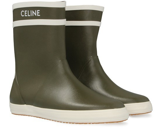Flat Half Boot Les Bottes De Pont Celine in Natural Rubber | 24S (APAC/EU)
