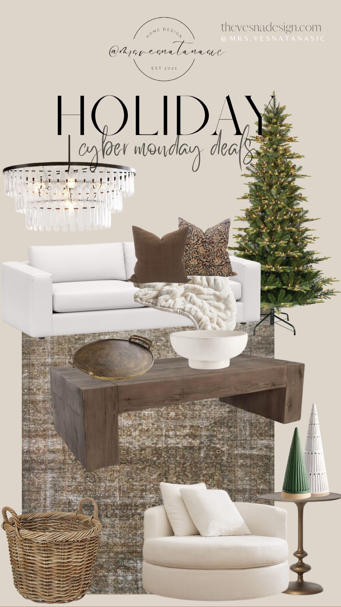 Holiday Living Room inspo + all the Cyber Monday Deals on some of my favorites like our rug, this sofa, table, chandelier, etc. 

Follow @mrs.vesnatanasic on Instagram for daily home decor, interior design, styling & daily inspiration weekend sale, studio mcgee x target new arrivals, coming soon, new collection, fall collection, spring decor, console table, bedroom furniture, dining chair, counter stools, end table, side table, nightstands, framed art, art, wall decor, rugs, area rugs, target finds, target deal days, outdoor decor, patio, porch decor, sale alert, dyson cordless vac, cordless vacuum cleaner, tj maxx, loloi, cane furniture, cane chair, pillows, throw pillow, arch mirror, gold mirror, brass mirror, vanity, lamps, world market, weekend sales, opalhouse, target, jungalow, boho, wayfair finds, sofa, couch, dining room, high end look for less, kirkland’s, cane, wicker, rattan, coastal, lamp, high end look for less, studio mcgee, mcgee and co, target, world market, sofas, couch, living room, bedroom, bedroom styling, loveseat, bench, magnolia, joanna gaines, pillows, pb, pottery barn, nightstand, cane furniture, throw blanket, console table, target, joanna gaines, hearth & hand, arch, cabinet, lamp, cane cabinet, amazon home, world market, arch cabinet, black cabinet, crate & barrel, pottery barn, mcgee & co, entryway, foyer, rug, wood table, sale alert, pedestal table, round table, floor lamp, chair, vase, vintage, antique vase, vessel, cb2, home goods, arhaus, master bedroom, primary bedroom, penn chair, west elm, black friday deals, cyber monday deals, sales, holiday living room, holiday inspo, great room, living spaces, pottery barn, my pottery barn.

#LTKGiftGuide #LTKHoliday #LTKCyberweek