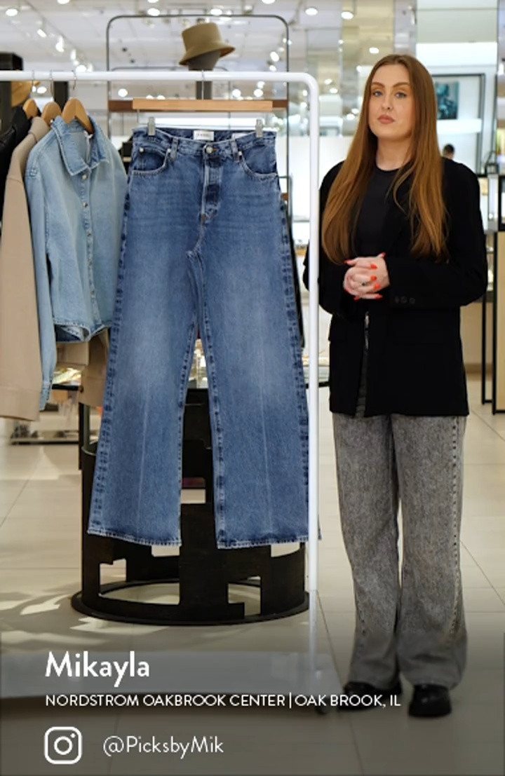 FRAME The Loose High Waist Wide Leg Jeans | Nordstrom | Nordstrom