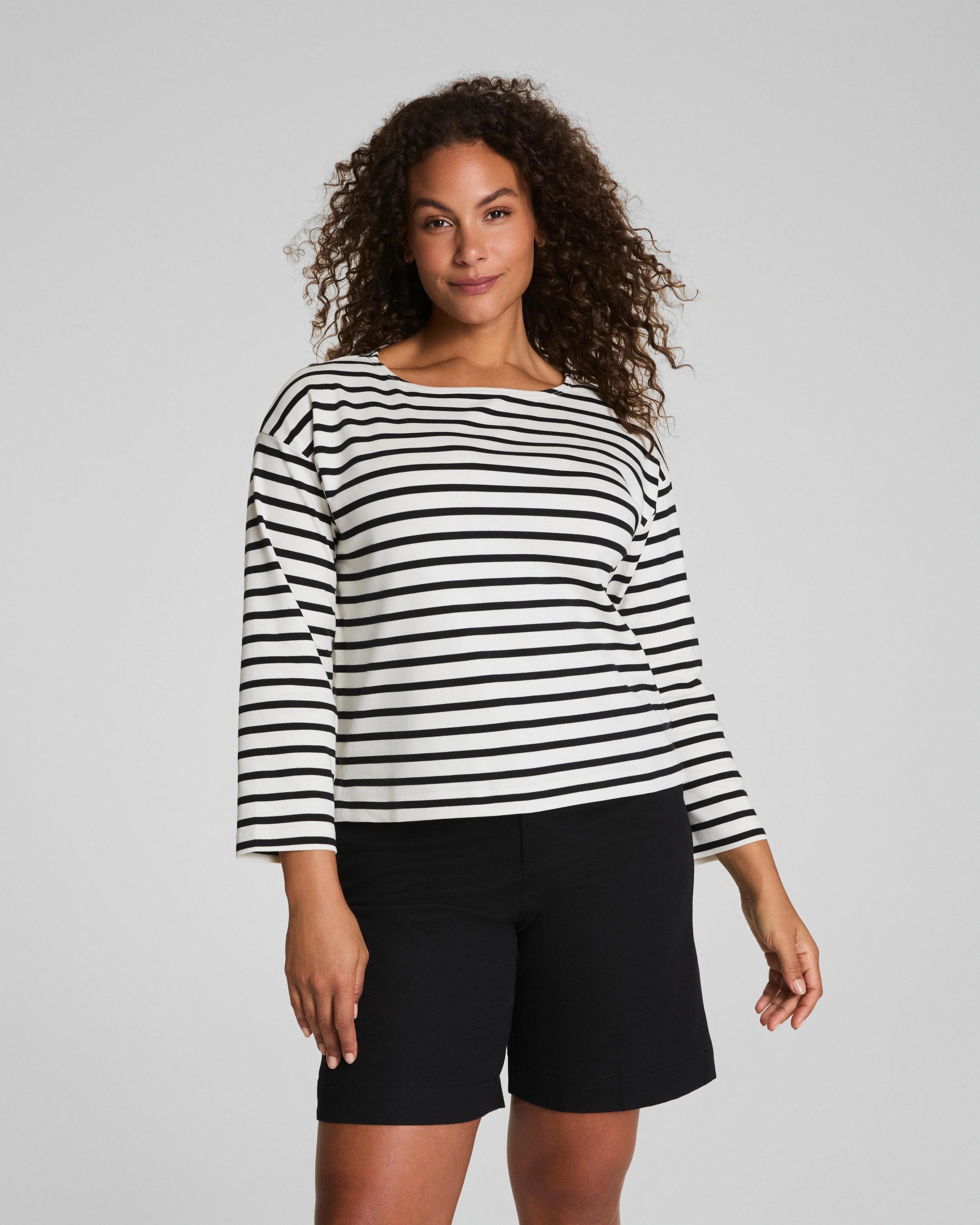 SPANX® Cotton Boatneck Top | Spanx