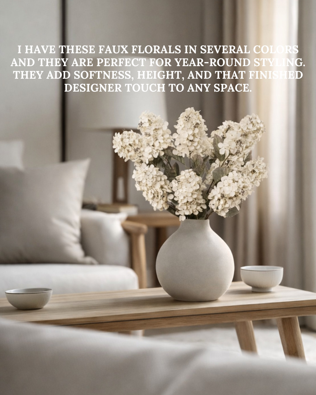 Must Have — REALISTIC FAUX FLORAL STEMS! These FAUX FLORALS add instant SOFTNESS, HEIGHT, and that finished DESIGNER TOUCH to any room. I have them in multiple colors because they look so realistic and work year-round for effortless styling.

#Amazon #TheHillaryStyle #AmazonHome #FauxFlorals #NeutralDecor #HomeStyling #DesignerLookForLess #LuxuryForLess #ModernOrganicStyle #CoffeeTableDecor 

 #LTKU #LTKOver40 #LTKHome