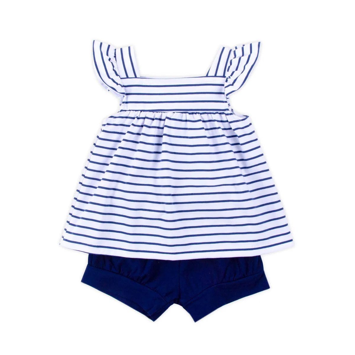 Navy Stripe Amy Bloomer Set | Classic Whimsy
