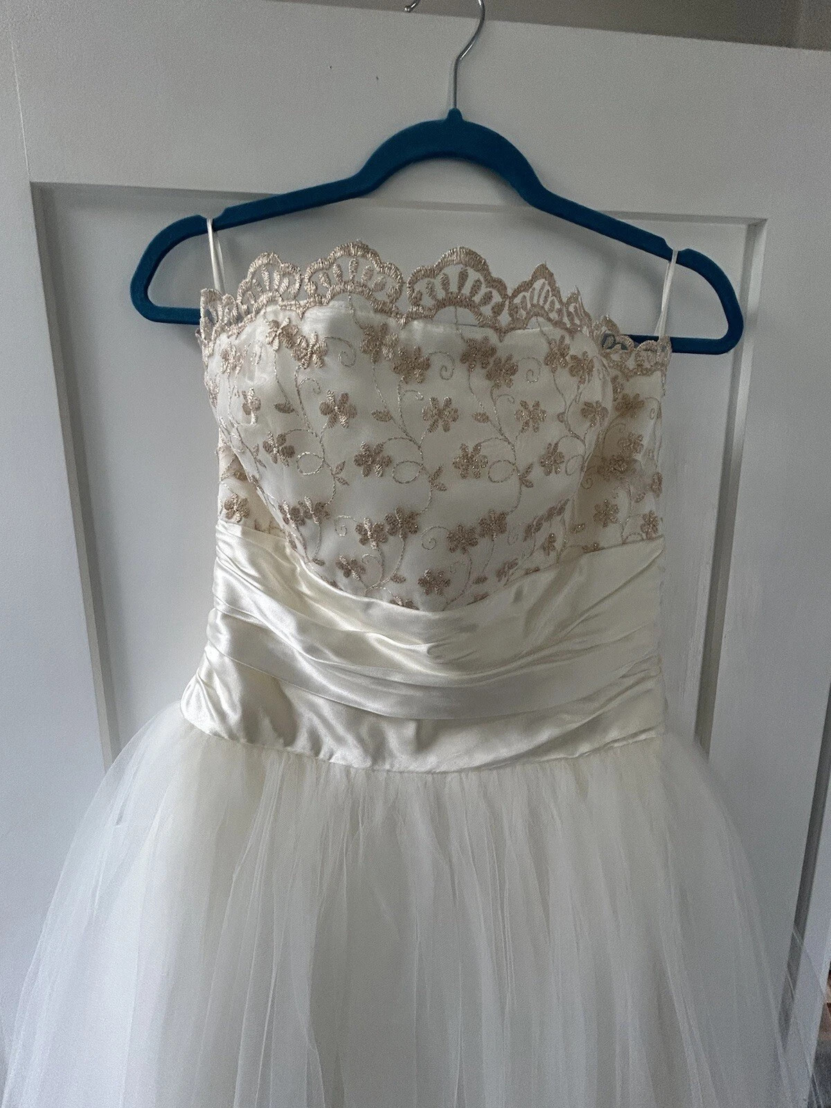 jessica mcclintock Gunne Sax dress Size 9/10 White Gold  | eBay | eBay US