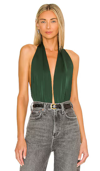 Sivan Bodysuit in Green | Revolve Clothing (Global)