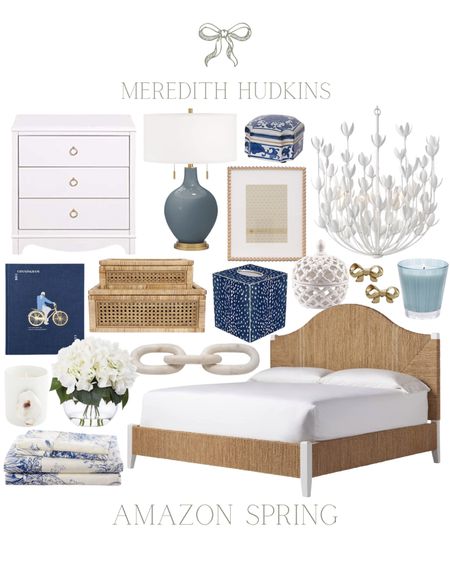 Blue and white home, coastal home decor, preppy, closet, timeless, nightstand, table lamp, chandelier, picture frame, coffee table book, sheets, candle, tissue box, decorative box, marble chain-link, woven headboard and bedframe, Amazon home, grand millennial, blue lamp, white chandelier, chinoiserie, faux florals, Spring home decor, candle

#LTKunder50 #LTKsalealert #LTKhome