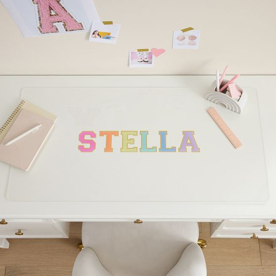Stoney Clover Lane Personalized Hard Acrylic Desk Mat | Pottery Barn Teen