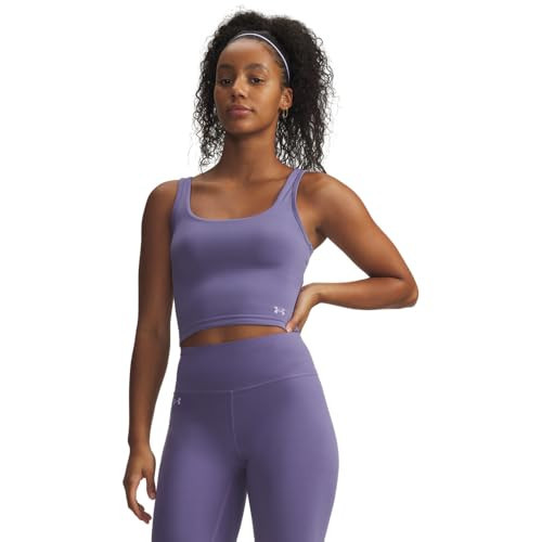 Under Armour Women's Motion Tank Top, (520) Purple Luxe / / Purple Crest, XX-Large | Amazon (US)
