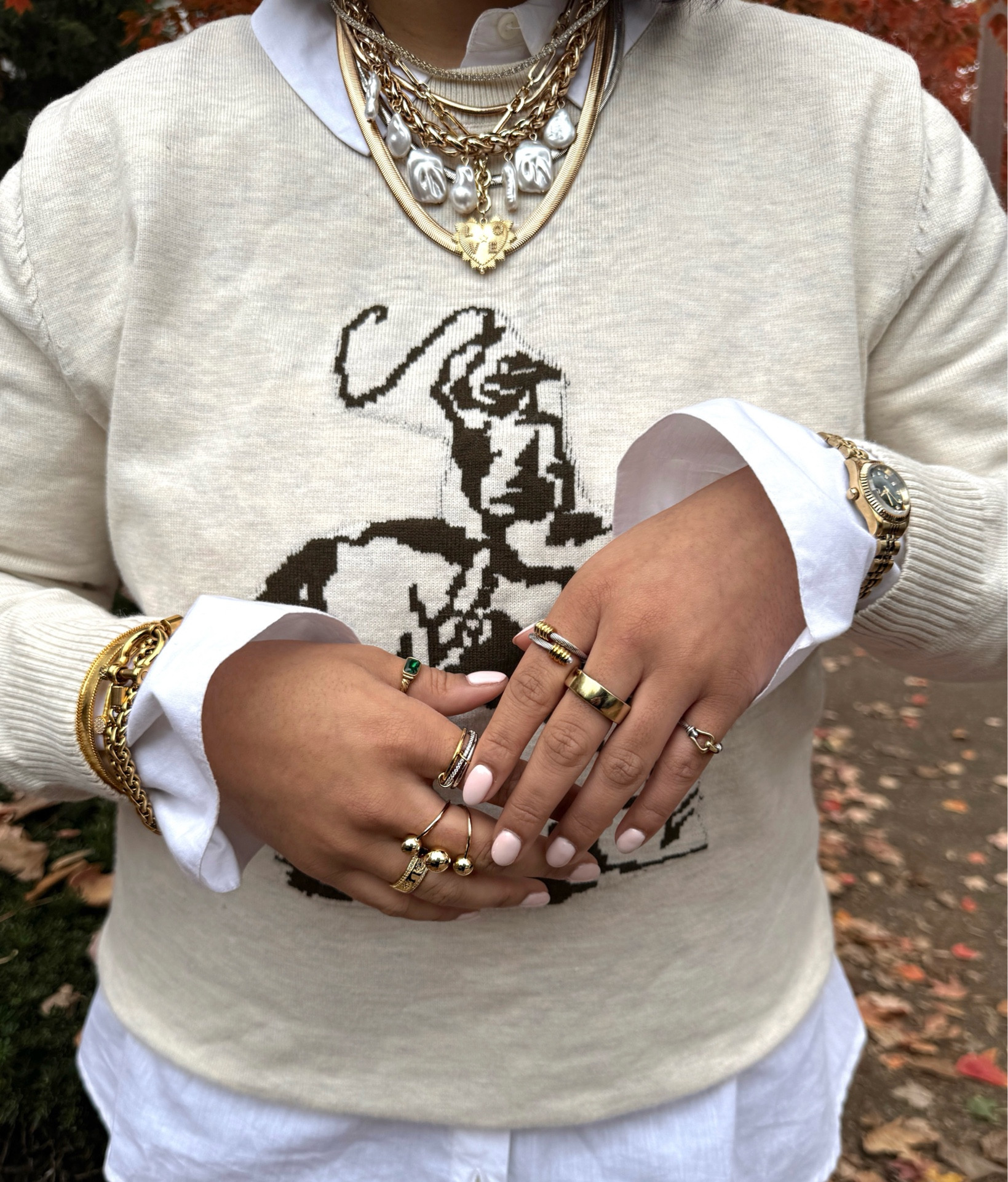 more is more! i love accessories and jewelry!! 

#goldjewelry #maximaliststyle #jewelrystack

#LTKFindsUnder50 #LTKSaleAlert #LTKSeasonal