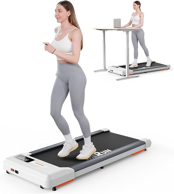 THERUN Walking Pad Under Desk, Portable Mini Treadmill for Home/Office, 2.5HP Jogging Machine wit... | Amazon (US)