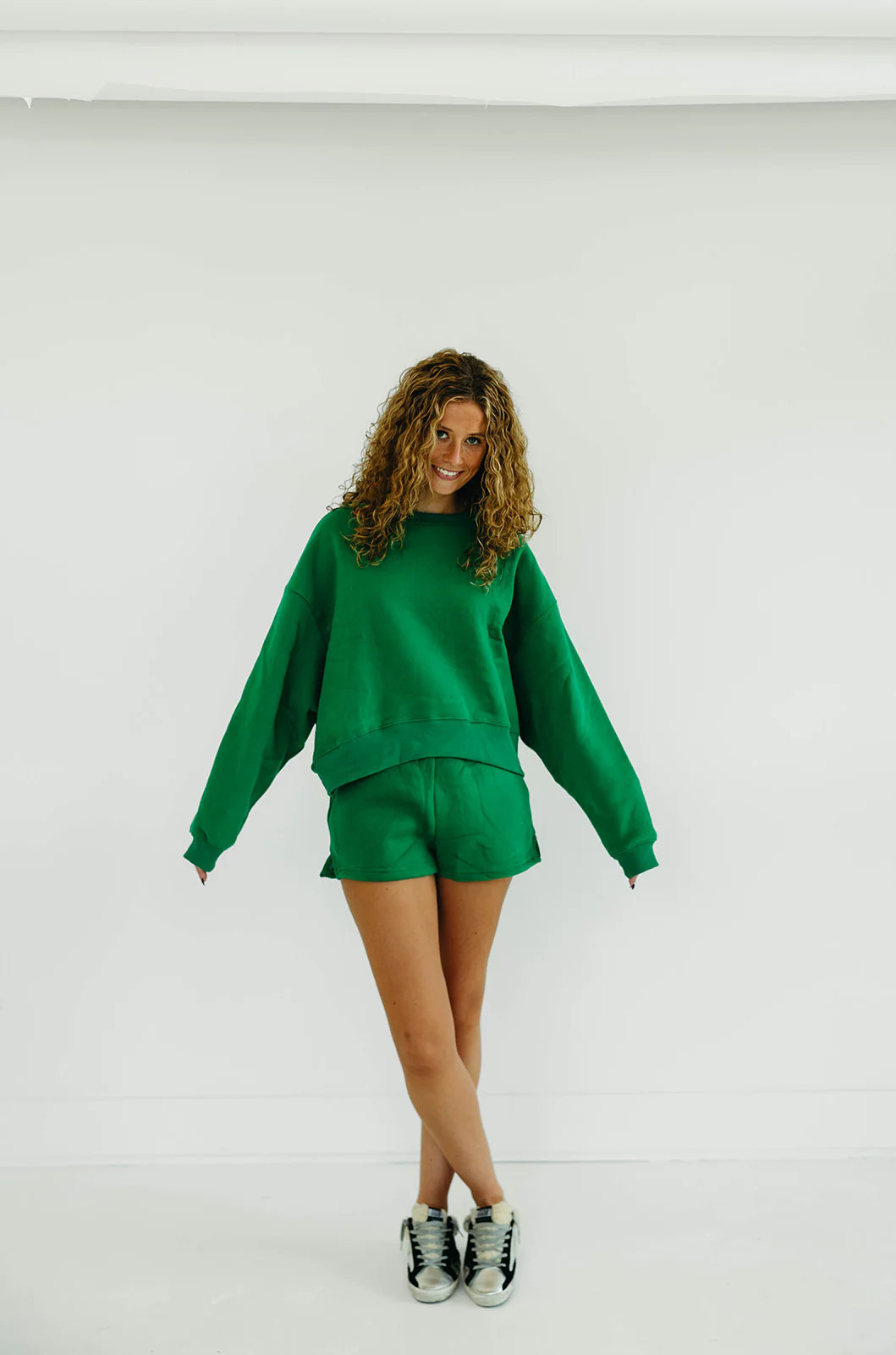 Softy Sweatshirt - Kelly Green Medium | Triple Threads