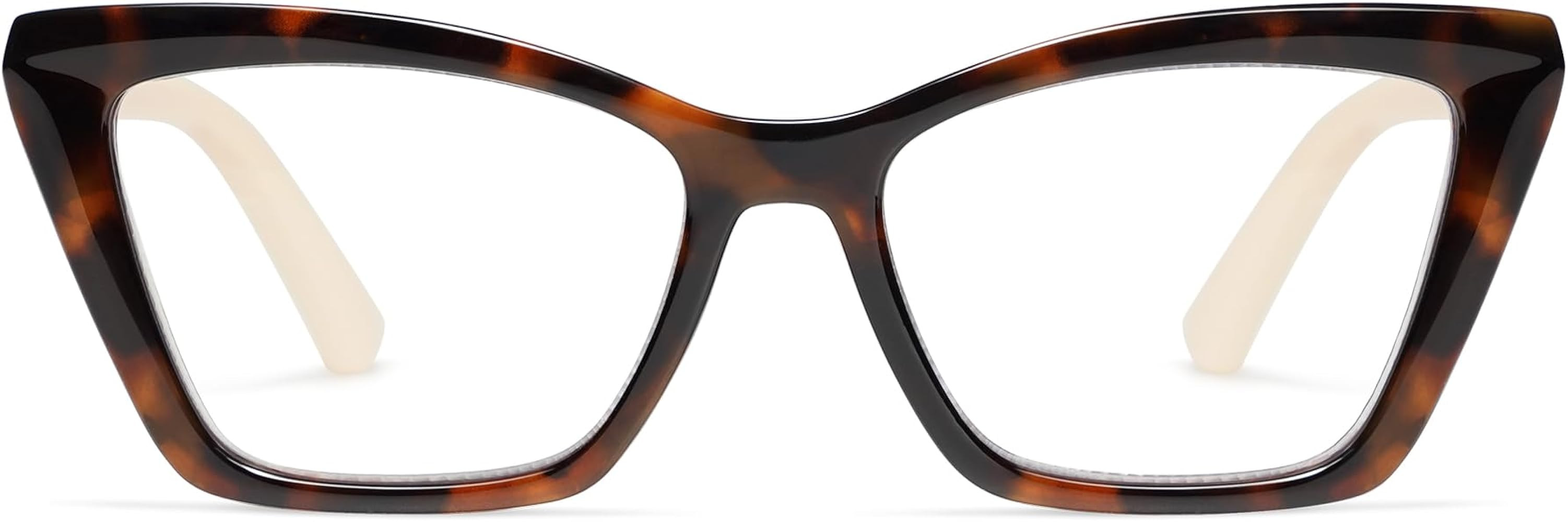 AMOMOMA Trendy Stylish Reading Glasses for Women,Retro Square Cateye Blue Light Computer Frame Re... | Amazon (US)