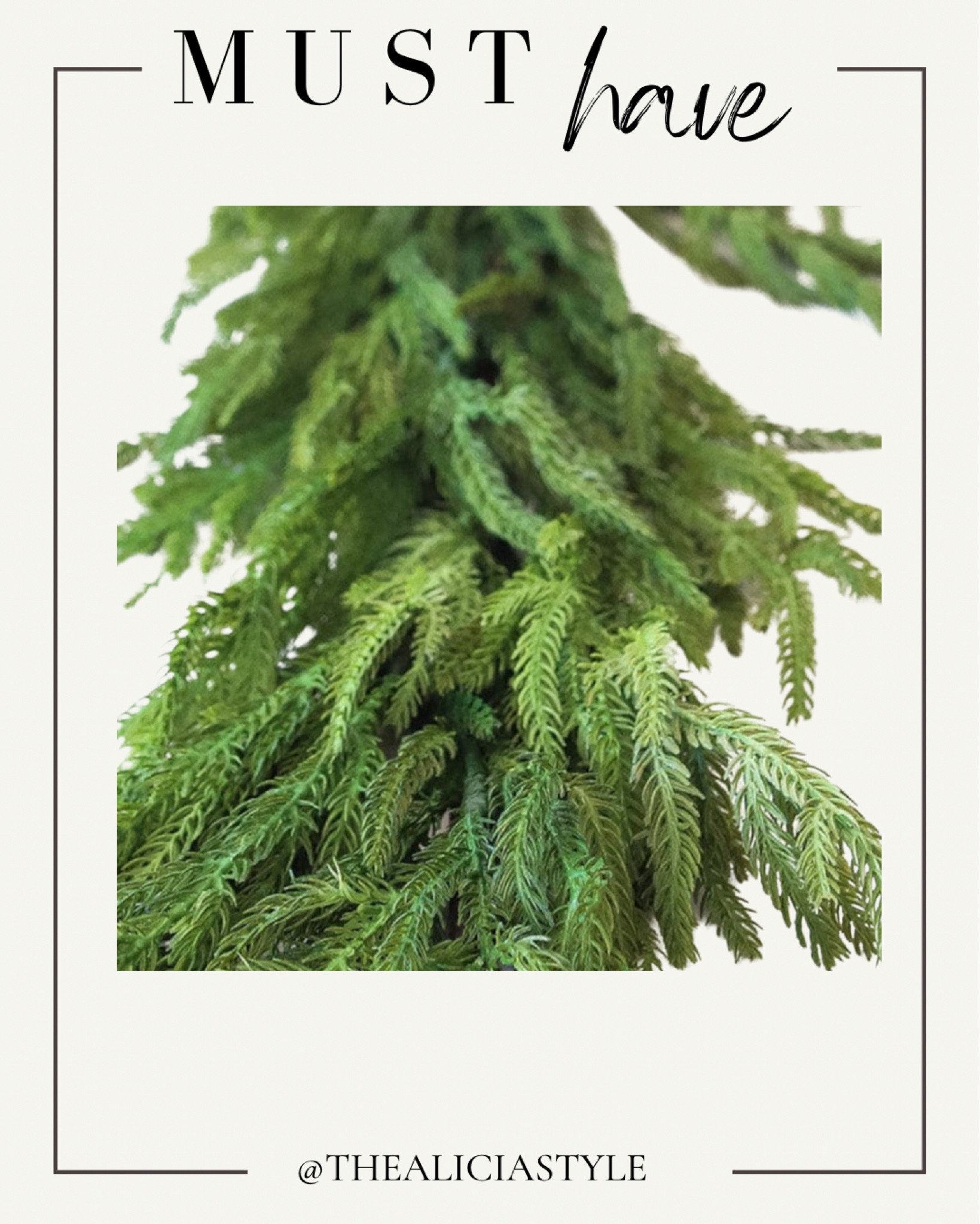 Run!! In stock real touch Norfolk pine garland!!🌲Afloral, Christmas garland, pine garland, in stock

#LTKSeasonal #LTKHoliday