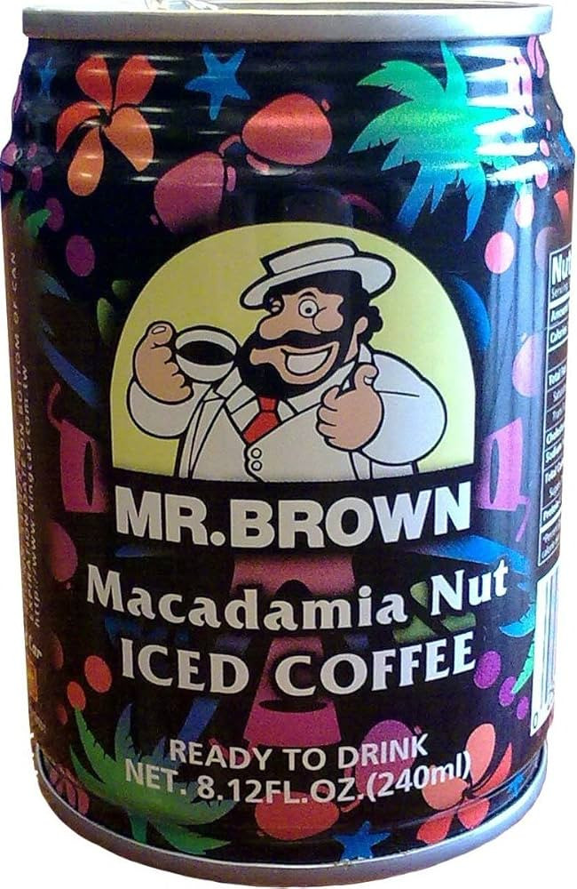 Mr. Brown Iced Coffee, Macadamia Nut, 24 - 8.12-Ounce Cans | Amazon (US)