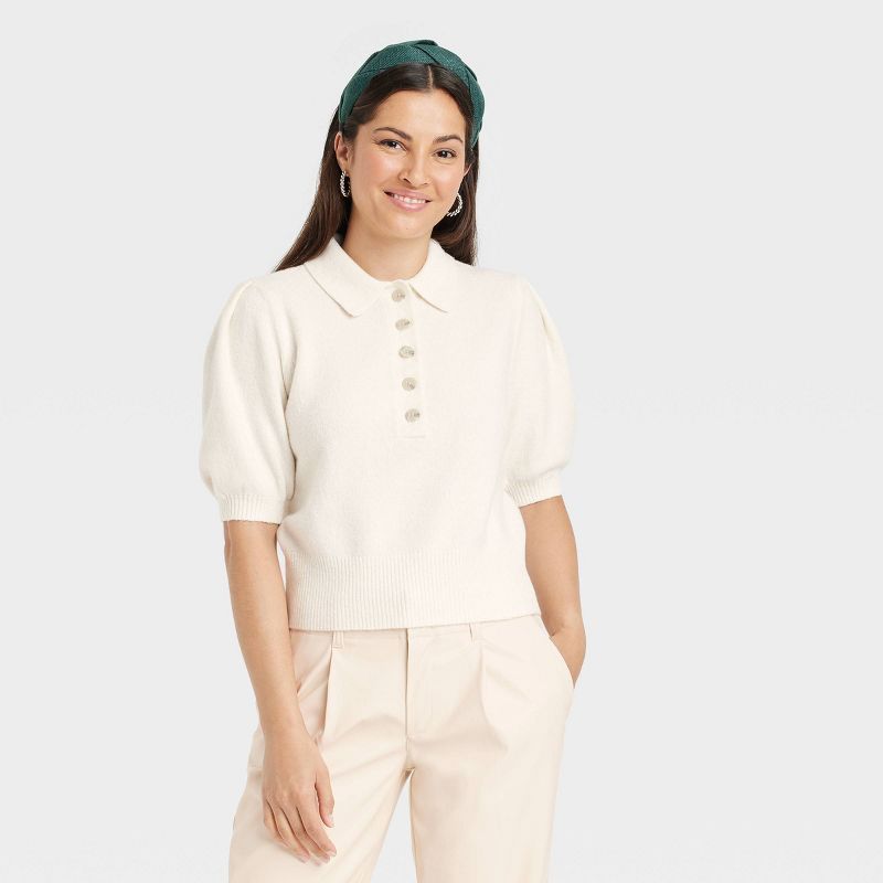 Women's Polo Sweater - A New Day™ | Target