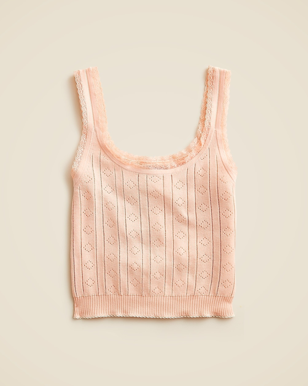 Pointelle sweater-tank in premium ultrafine cotton | J. Crew US