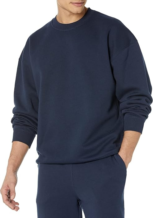 Amazon Essentials Men's Oversized-Fit Crewneck Sweatshirt | Amazon (US)