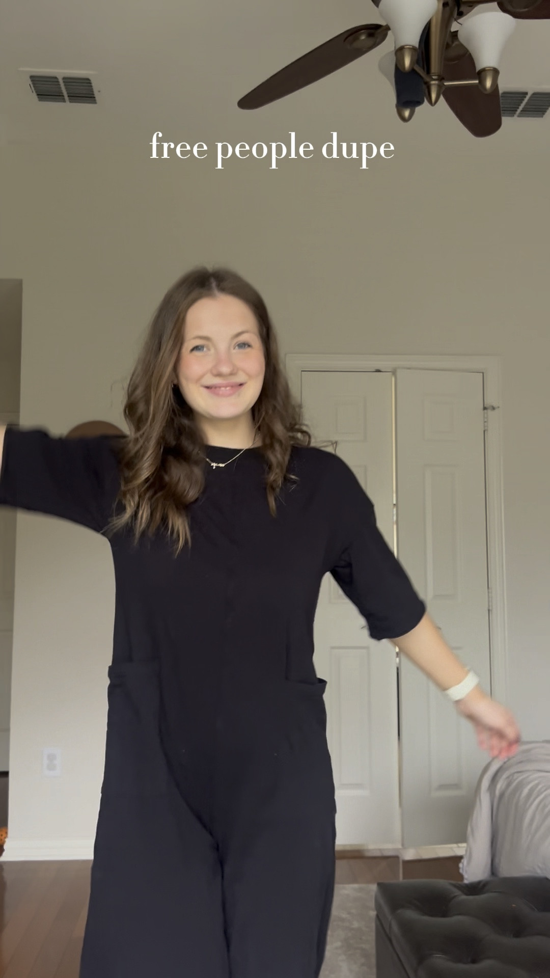 sorry but this jumpsuit is my latest hyper fixation!! 🫶🏻 

Free people dupe, jumpsuit, Amazon finds, free people, hotshot jumpsuit dupe, maternity, friendly, vejas 

#LTKFindsUnder50 #LTKStyleTip