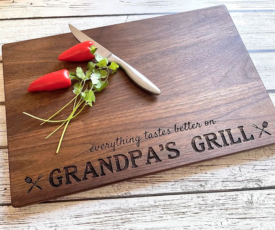 Father’s Day Cutting Board, Father’s Day Gift, Personalized Cutting Board, Grandpa Gift, Gift... | Etsy (US)