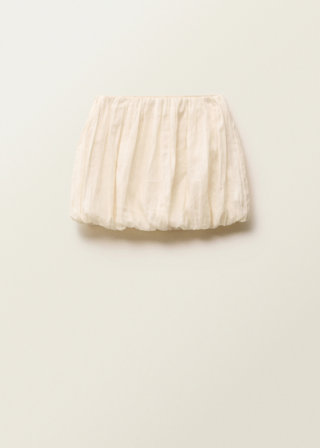 Balloon effect ramie skirt - Women | MANGO USA | Mango (US/MX/AU)