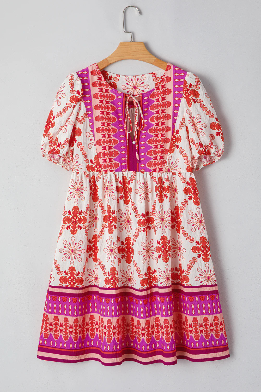 Penny Lace Up Mini Dress | Threaded Pear